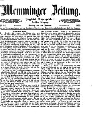 Memminger Zeitung Freitag 29. Januar 1875