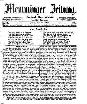 Memminger Zeitung Freitag 26. März 1875