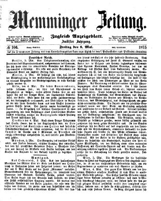 Memminger Zeitung Samstag 8. Mai 1875