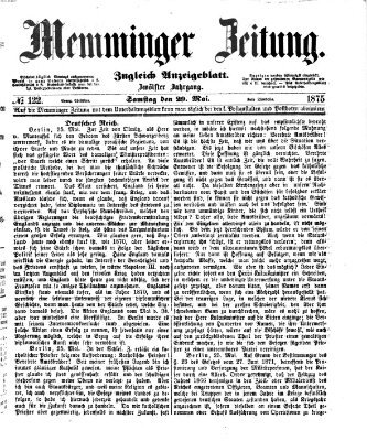 Memminger Zeitung Samstag 29. Mai 1875