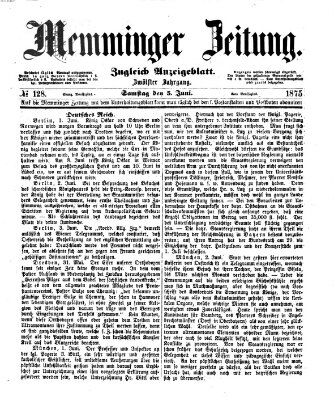 Memminger Zeitung Samstag 5. Juni 1875