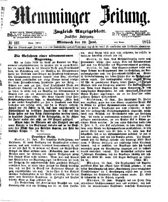 Memminger Zeitung Mittwoch 16. Juni 1875