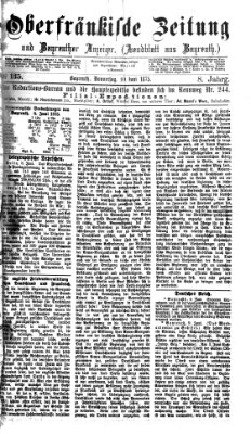 Oberfränkische Zeitung und Bayreuther Anzeiger (Bayreuther Anzeiger) Donnerstag 10. Juni 1875