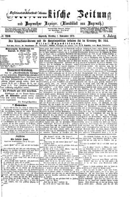 Oberfränkische Zeitung und Bayreuther Anzeiger (Bayreuther Anzeiger) Dienstag 2. November 1875