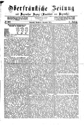 Oberfränkische Zeitung und Bayreuther Anzeiger (Bayreuther Anzeiger) Dienstag 28. Dezember 1875