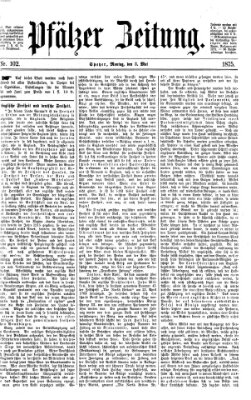 Pfälzer Zeitung Montag 3. Mai 1875