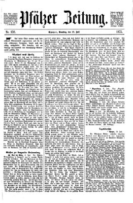 Pfälzer Zeitung Samstag 10. Juli 1875