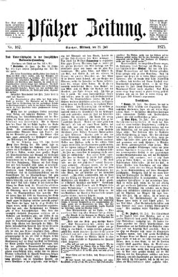 Pfälzer Zeitung Mittwoch 21. Juli 1875