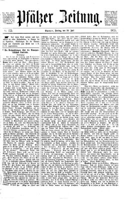 Pfälzer Zeitung Freitag 30. Juli 1875