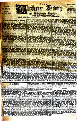 Neue Würzburger Zeitung Freitag 22. Januar 1875