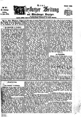 Neue Würzburger Zeitung Freitag 26. Februar 1875