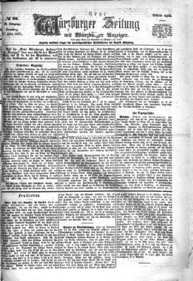 Neue Würzburger Zeitung Samstag 27. Februar 1875