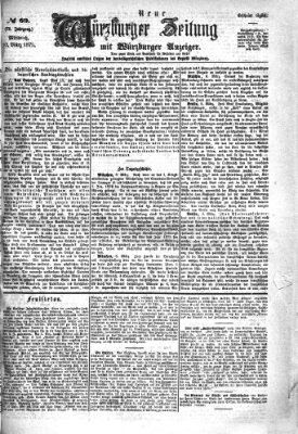 Neue Würzburger Zeitung Mittwoch 10. März 1875