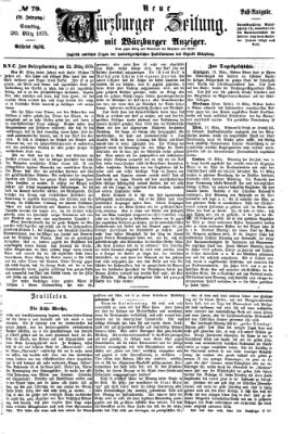 Neue Würzburger Zeitung Samstag 20. März 1875