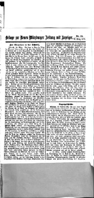 Neue Würzburger Zeitung Freitag 26. März 1875