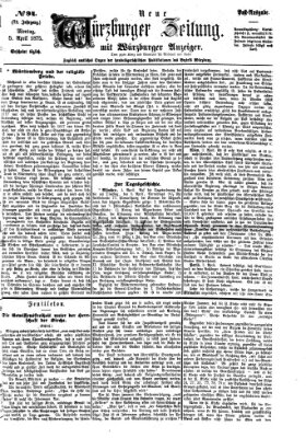 Neue Würzburger Zeitung Montag 5. April 1875