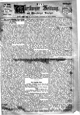 Neue Würzburger Zeitung Samstag 17. April 1875