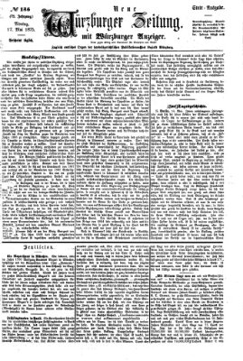 Neue Würzburger Zeitung Montag 17. Mai 1875