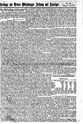 Neue Würzburger Zeitung Samstag 29. Mai 1875