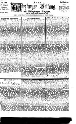 Neue Würzburger Zeitung Mittwoch 16. Juni 1875