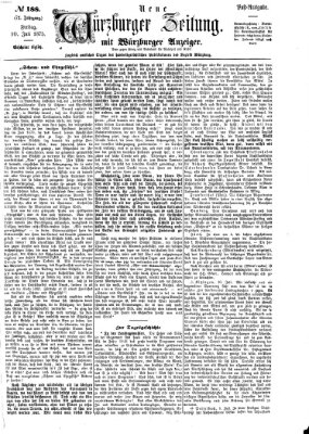 Neue Würzburger Zeitung Samstag 10. Juli 1875