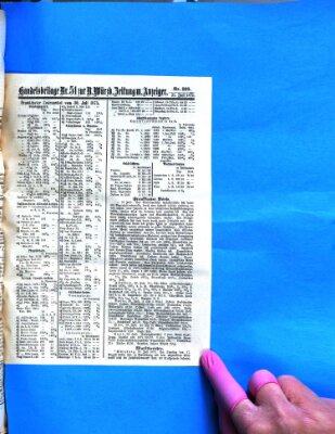 Neue Würzburger Zeitung Samstag 31. Juli 1875