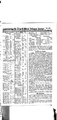 Neue Würzburger Zeitung Dienstag 10. August 1875