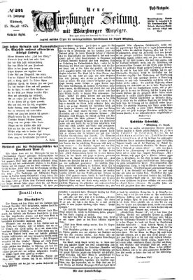 Neue Würzburger Zeitung Mittwoch 25. August 1875