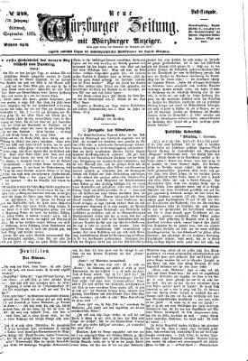 Neue Würzburger Zeitung Mittwoch 8. September 1875