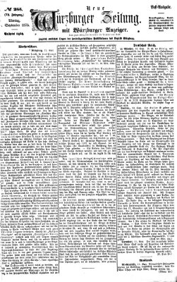 Neue Würzburger Zeitung Montag 13. September 1875