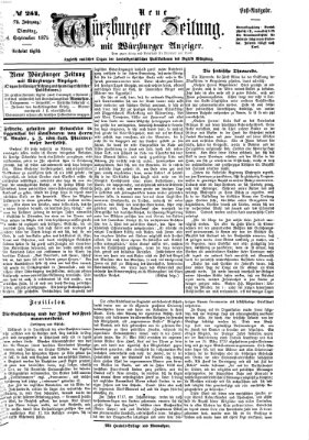 Neue Würzburger Zeitung Dienstag 14. September 1875