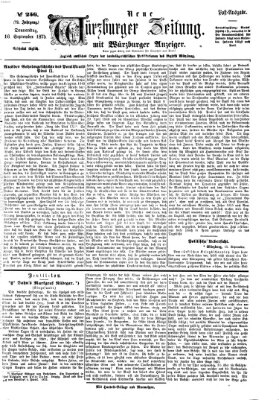 Neue Würzburger Zeitung Donnerstag 16. September 1875