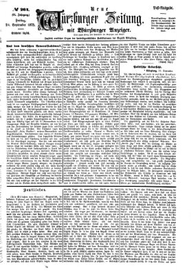 Neue Würzburger Zeitung Freitag 24. September 1875