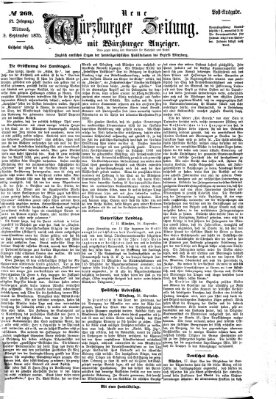 Neue Würzburger Zeitung Mittwoch 29. September 1875