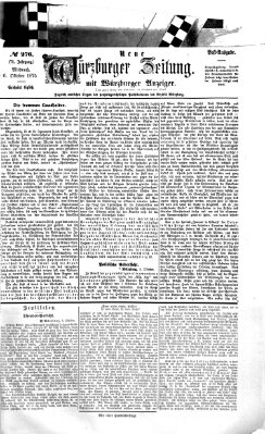 Neue Würzburger Zeitung Mittwoch 6. Oktober 1875