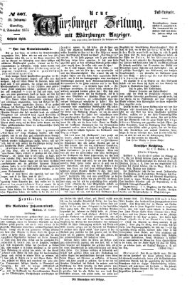 Neue Würzburger Zeitung Samstag 6. November 1875