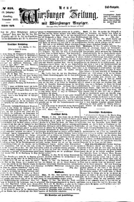 Neue Würzburger Zeitung Samstag 27. November 1875