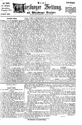 Neue Würzburger Zeitung Donnerstag 9. Dezember 1875