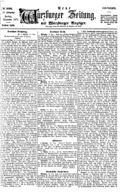 Neue Würzburger Zeitung Freitag 17. Dezember 1875