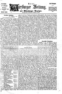 Neue Würzburger Zeitung Sonntag 19. Dezember 1875