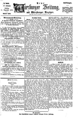 Neue Würzburger Zeitung Freitag 24. Dezember 1875