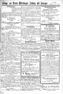 Neue Würzburger Zeitung Freitag 31. Dezember 1875