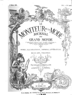 Le Moniteur de la mode Samstag 6. Februar 1875