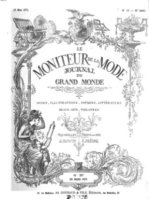 Le Moniteur de la mode Samstag 27. März 1875