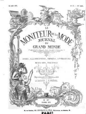 Le Moniteur de la mode Samstag 24. April 1875