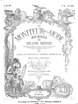 Le Moniteur de la mode Samstag 5. Juni 1875