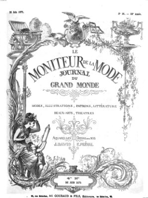 Le Moniteur de la mode Samstag 26. Juni 1875