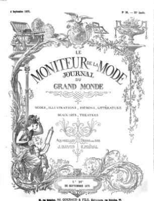 Le Moniteur de la mode Samstag 4. September 1875