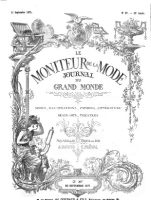 Le Moniteur de la mode Samstag 11. September 1875