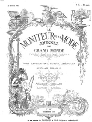 Le Moniteur de la mode Samstag 30. Oktober 1875